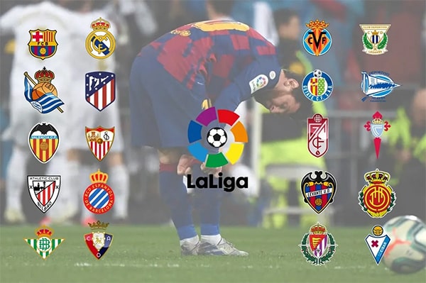 La Liga hiện tại có 20 đội tham dự