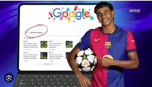 Yamal hiện nay với lượng Seach tìm kiếm hơn 5 triệu trên Google